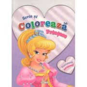 Scrie si coloreaza printese. violet
