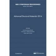 Advanced Structural Materials – 2014: Volume 1765 – Antonieta Garcia-Murillo, Francisco C. Robles Hernandez, Jorge Lopez-Cuevas de la librariadelfin.ro imagine 2021