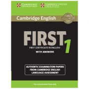 Cambridge English First 1 for Revised Exam from 2015 Student's Book with Answers: Authentic Examination Papers from Cambridge English Language Assessm