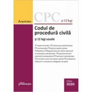 Codul de procedura civila si 12 legi uzuale. Actualizat la 14 ianuarie 2020 imagine libraria delfin 2021