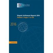 Dispute Settlement Reports 2016: Volume 1