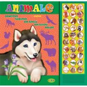 Carte cu sunete. Animale. Romana + engleza – Inesa Tautu La Reducere Animale imagine 2021