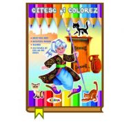 Citesc si colorez. muc cel mic