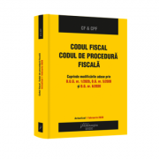 Codul fiscal. Codul de procedura fiscala. Actualizat 1 februarie 2020 librariadelfin.ro imagine 2022
