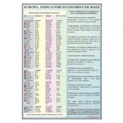 Europa. Indicatorii economici de baza - Plansa 700x1000mm, cu sipci (GP14)