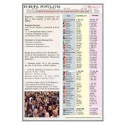 Europa. Populatia – Plansa 700x1000mm, cu sipci (GP15) (GP15) imagine 2022