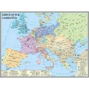 Europa in anii 50-60 ai secolului al XIX-lea (IHMOD9) Enciclopedii Dictionare si Atlase. Harti murale istorice. Harti murale epoca moderna imagine 2022