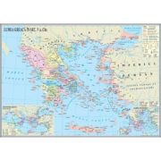 Lumea greaca in antichitate (IHA5) Enciclopedii Dictionare si Atlase. Harti murale istorice. Harti murale epoca antica imagine 2022