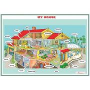 My house – Plansa viu colorata librariadelfin.ro imagine 2022