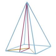 Piramida patrata metalica imagine libraria delfin 2021