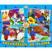 Puzzle. soldatelul de plumb. 4 imagini