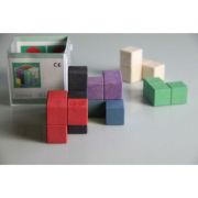 Set cuburi Soma – cuburi colorat, pentru activitati matematice librariadelfin.ro