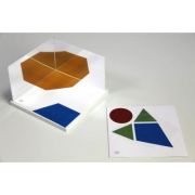Set panou cu 2 oglinzi – din hartie cartonata reflectorizanta Rechizite scolare. Jocuri si materiale didactice - gradinita. Matematica. Jocuri matematice. Figuri geometrice imagine 2022