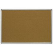 Avizier din pluta, cu rama din aluminiu, 1200×900 mm (AZTCA129) librariadelfin.ro