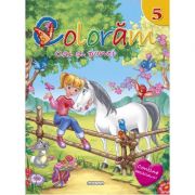 Coloram 5. cai si ponei - contine abtibilduri