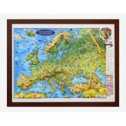 Harta Europei pentru copii, proiectie 3D, 600x470mm (3DGHECP60) imagine 2022