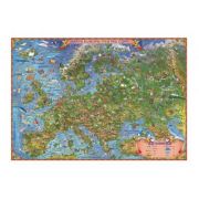 Harta Europei pentru copii - Harta de contur (verso) 600x470mm (GHECP60)