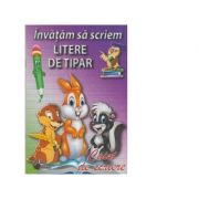 Invatam sa scriem litere de tipar. caiet de scriere