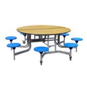 Masa pliabila, mobila, rotunda pentru 8 persoane (MBC02-29) Rechizite scolare. Table scolare / Whiteboard. Mobilier Scolar imagine 2022