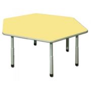 Masa reglabila HEXAGON pentru gradinite galbena (MBMRCUA0307G) Rechizite scolare. Table scolare / Whiteboard. Mobilier Scolar imagine 2022