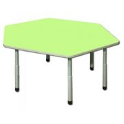 Masa reglabila HEXAGON pentru gradinite verde (MBMRCUA0307V) (MBMRCUA0307V) imagine 2022