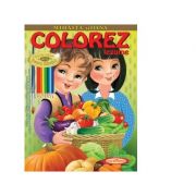 Mihaita si Oana. Colorez legume – Petru Ghetoi Carti pentru Premii Scolare. Carti de colorat imagine 2022