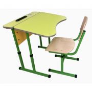 Set mobilier scolar individual reglabil, antiscolioza (mbsirset90137)