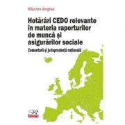 Hotarari CEDO relevante in materia raporturilor de munca si asigurarilor sociale - Razvan Anghel image1