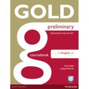 New Gold Preliminary Coursebook with CD-ROM and Prelim MyLab Pack - Clare Walsh, Lindsay Warwick