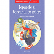 Iepurele si borcanul cu miere. poveste cu pictograme. citesc cu ajutor (nivelul 1)