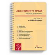 Legea societatilor nr. 31/1990 (actualizata la 20 iulie 2020) - catalin oroviceanu