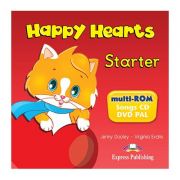 Curs limba engleza Happy Hearts Starter Multi-Rom – Jenny Dooley, Virginia Evans librariadelfin.ro