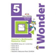 Curs limba engleza iWonder 5 Material multimedia pentru profesori set 5 CD – Jenny Dooley, Bob Obee (set imagine 2022