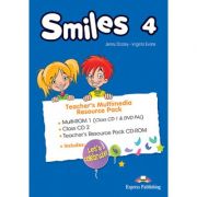 Curs limba engleza Smiles 4 Material aditional pentru profesor Pachet Multimedia – Jenny Dooley, Virginia Evans librariadelfin.ro