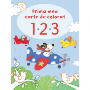 1 2 3. prima mea carte de colorat