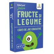 Fructe si legume. EduCard Junior. Carti de joc educative Jocuri si Jucarii. Jucarii si jocuri educative imagine 2022