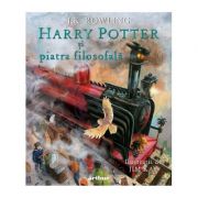 Harry Potter si piatra filosofala. Ilustrat – J. K. Rowling librariadelfin.ro