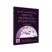 Revista romana de dreptul proprietatii intelectuale nr. 4-2020 - ciprian raul romitan