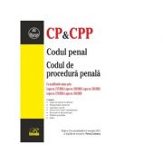 Codul penal. Codul de procedura penala. Editia a 23-a actualizata la 5 ianuarie 2021 - Petrut Ciobanu imagine librariadelfin.ro