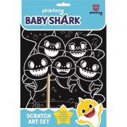 Baby shark scratch art set - imagini razuibile