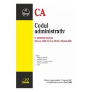 Codul administrativ Ed. 3 Act. 15 februarie 2021 de la librariadelfin.ro imagine 2021
