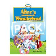 Literatura adaptata pentru copii. alice's adventures in wonderland. set carte + multi-rom - virginia evans