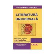 Literatura universala. Rezolvarea variantelor pentru proba scrisa – Alexandru Musina (coordonator) librariadelfin.ro imagine 2022