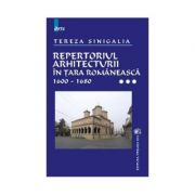 Repertoriul arhitecturii in tara romaneasca, volumull iii - tereza sinigalia