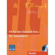 Fit fur den deutsch-test fur zuwanderer ubungsbuch mit integrierter audio-cd - johannes gerbes, frauke van der werff
