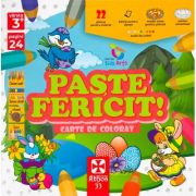 Paste fericit. carte de colorat
