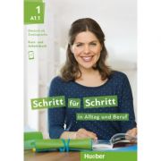 Schritt fur Schritt in Alltag und Beruf 1 Kursbuch + Arbeitsbuch – Daniela Niebisch librariadelfin.ro imagine 2022