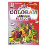 Coloram legume si fructe, 2-6 ani