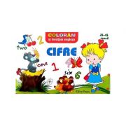 Coloram si invatam engleza cifre