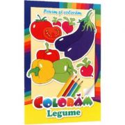 Privim si coloram. Coloram legume